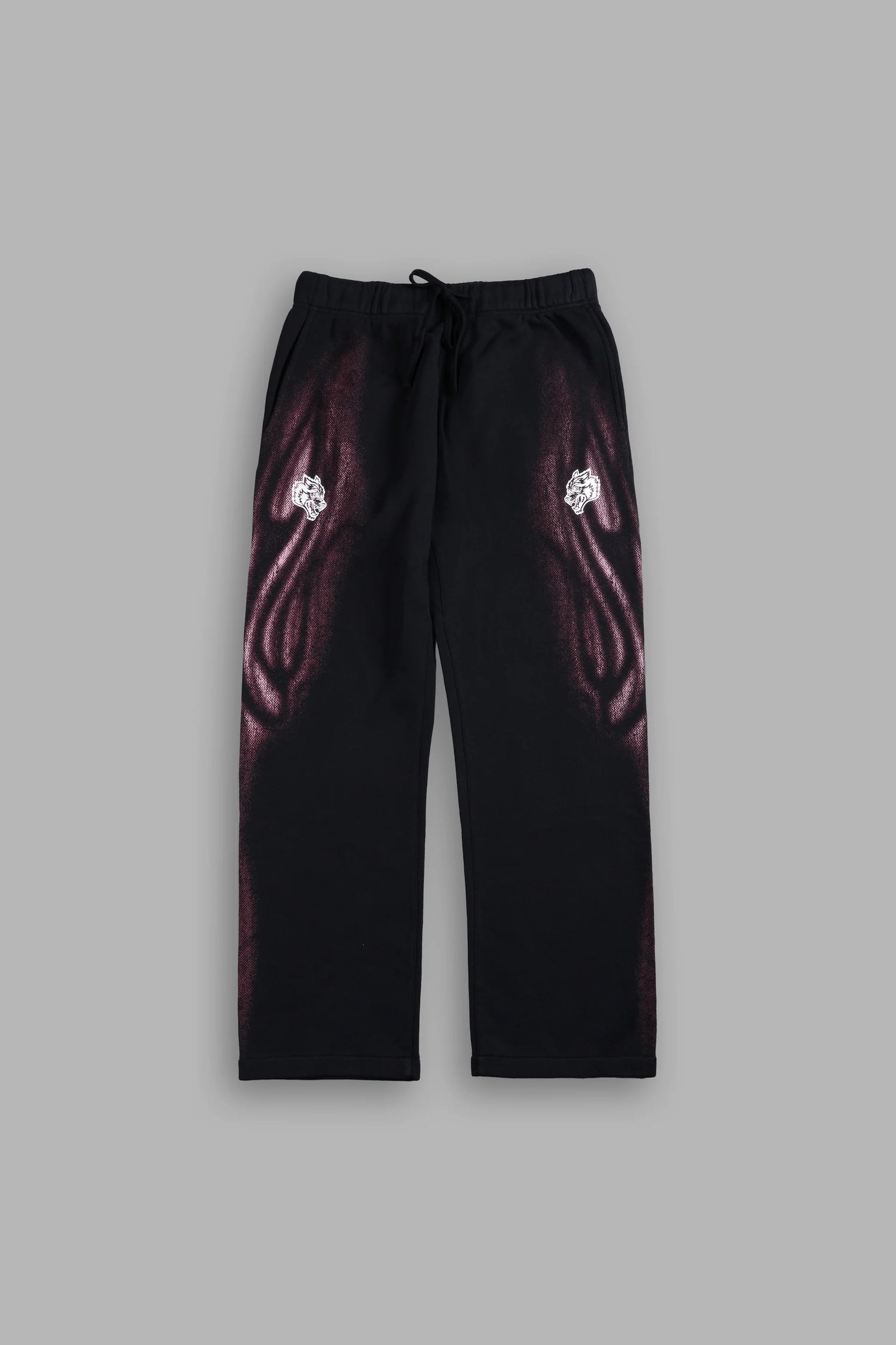 Dark Flame Bigelow Sweat Pants in Black