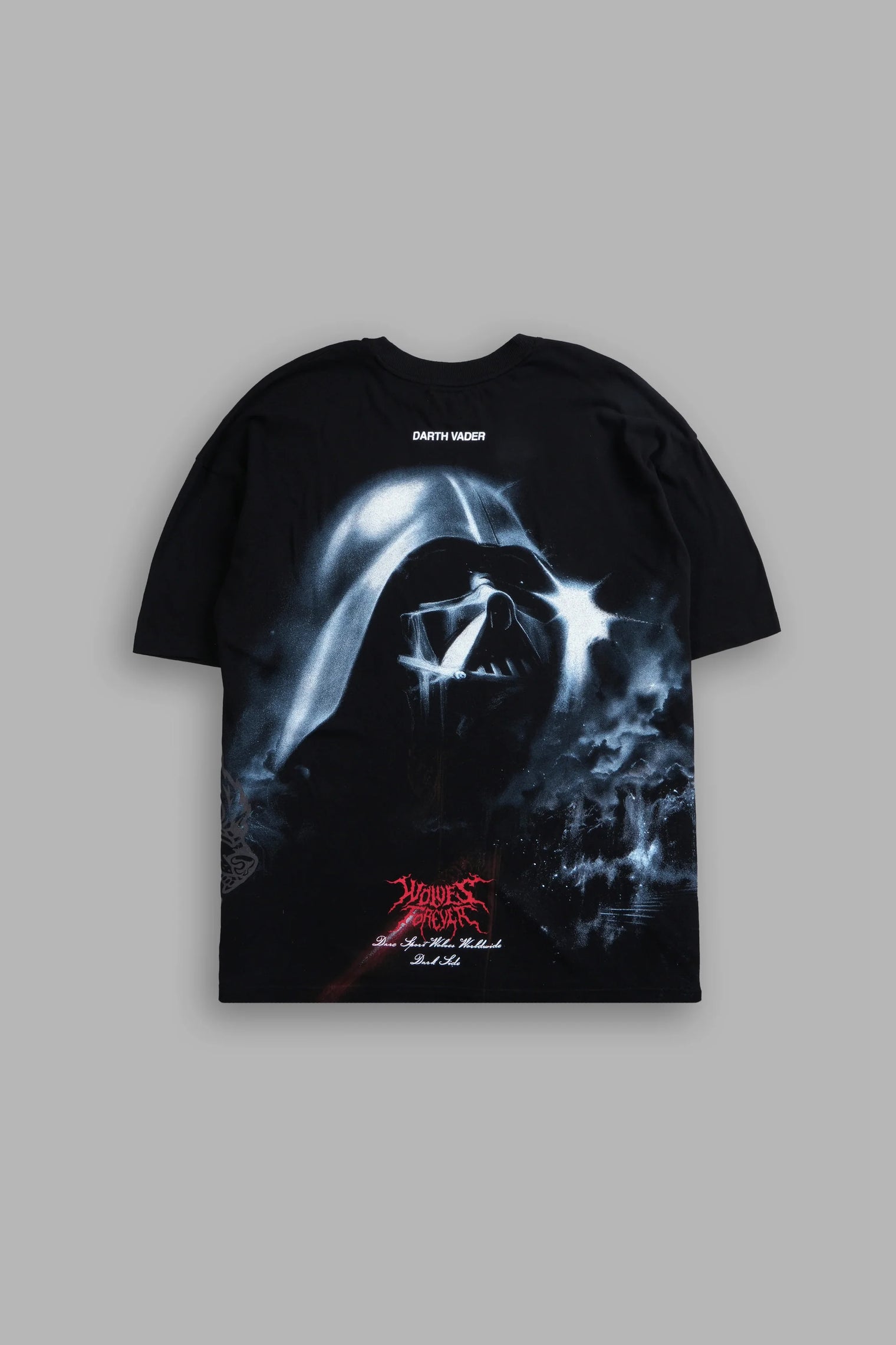 Dark Power "Side By Side" Series Premium Oversized Tee in Black