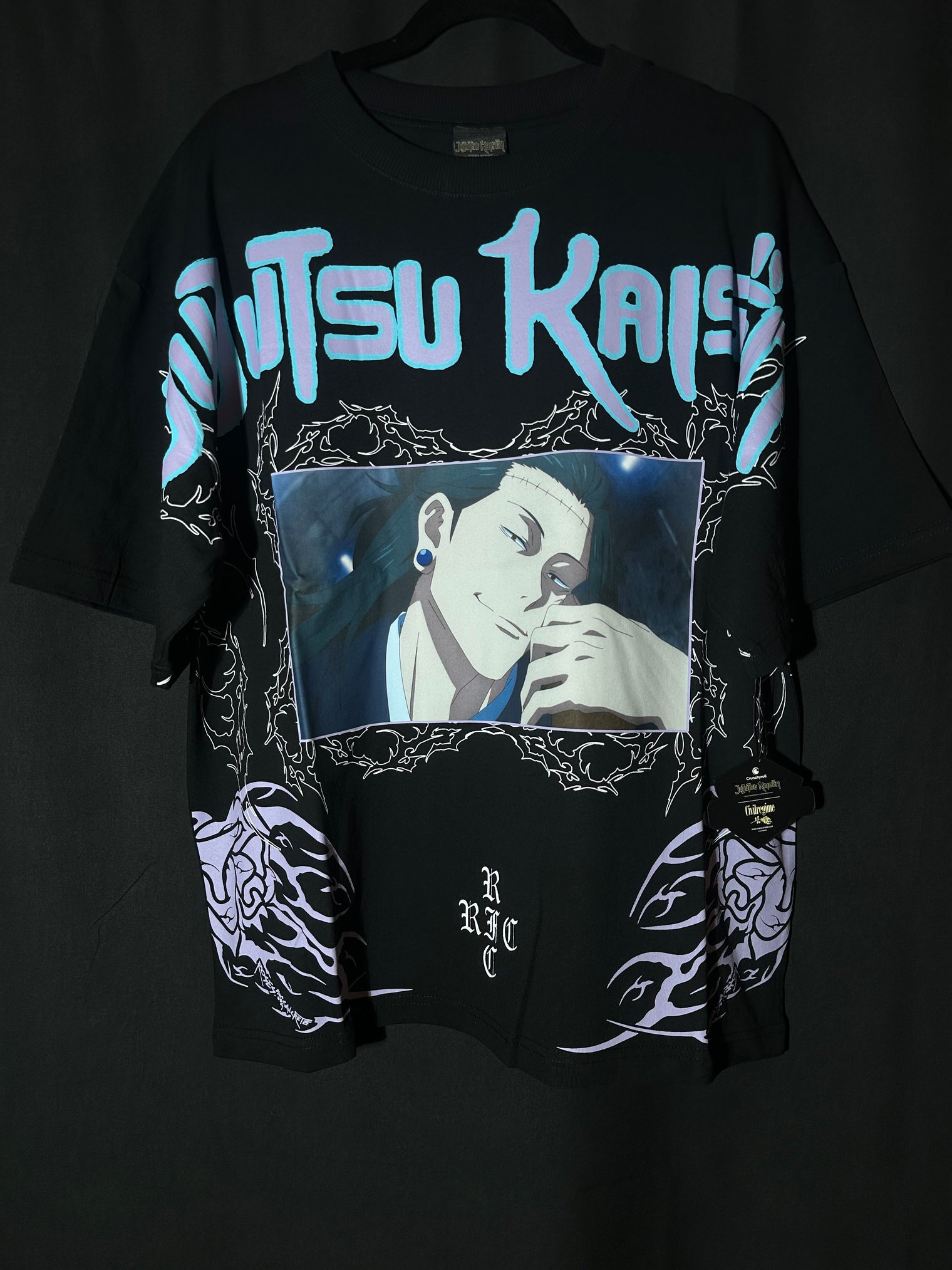 Wrath Of Geto "Side By Side" 199X Oversized Tee in Black