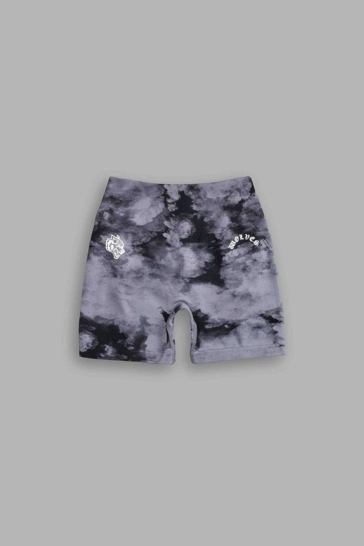 Chopper Everson Seamless "Huxley" Shorts in Black Ghost Clouds