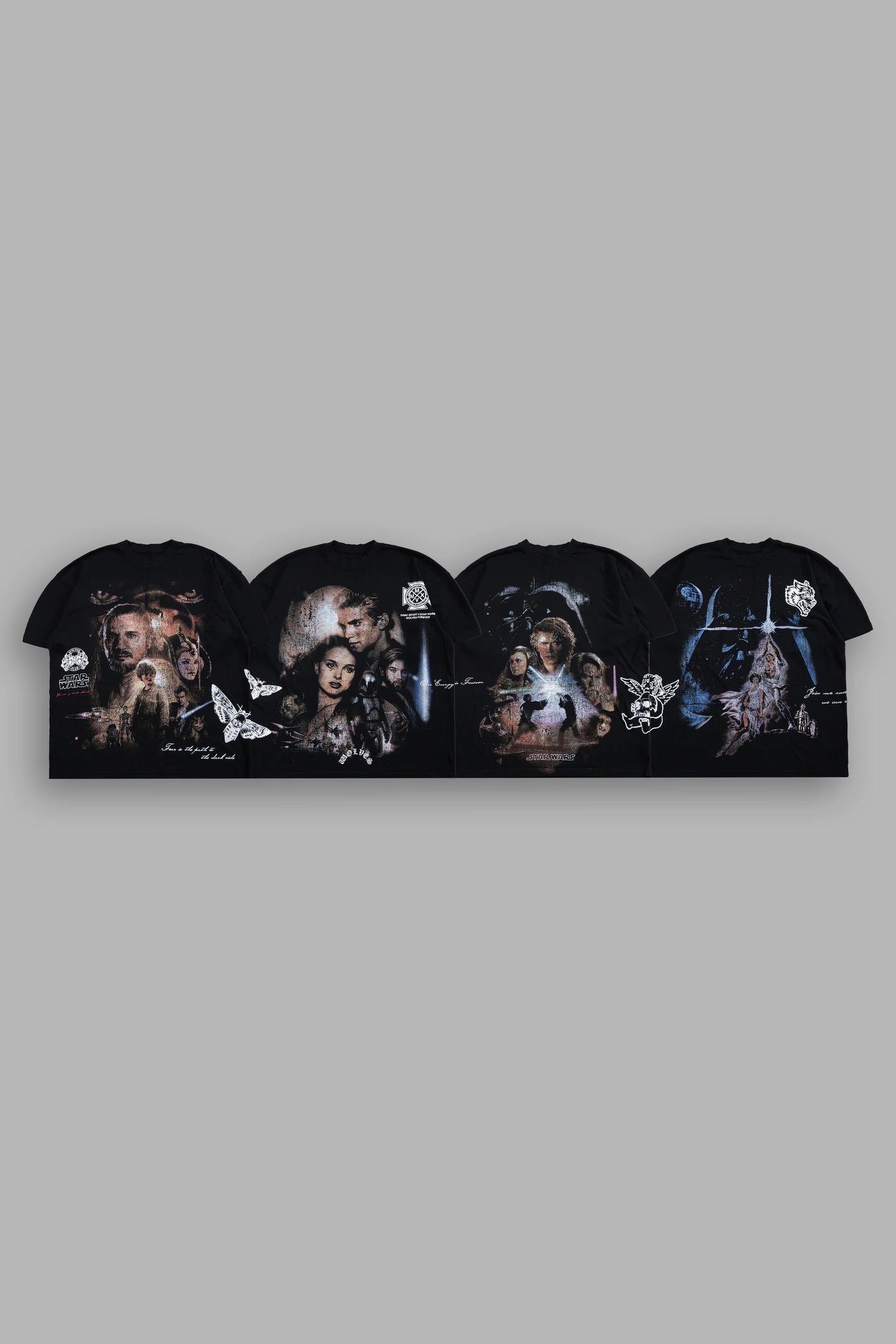 Star Wars Series "Side-By-Side" Tee Box Set in Black
