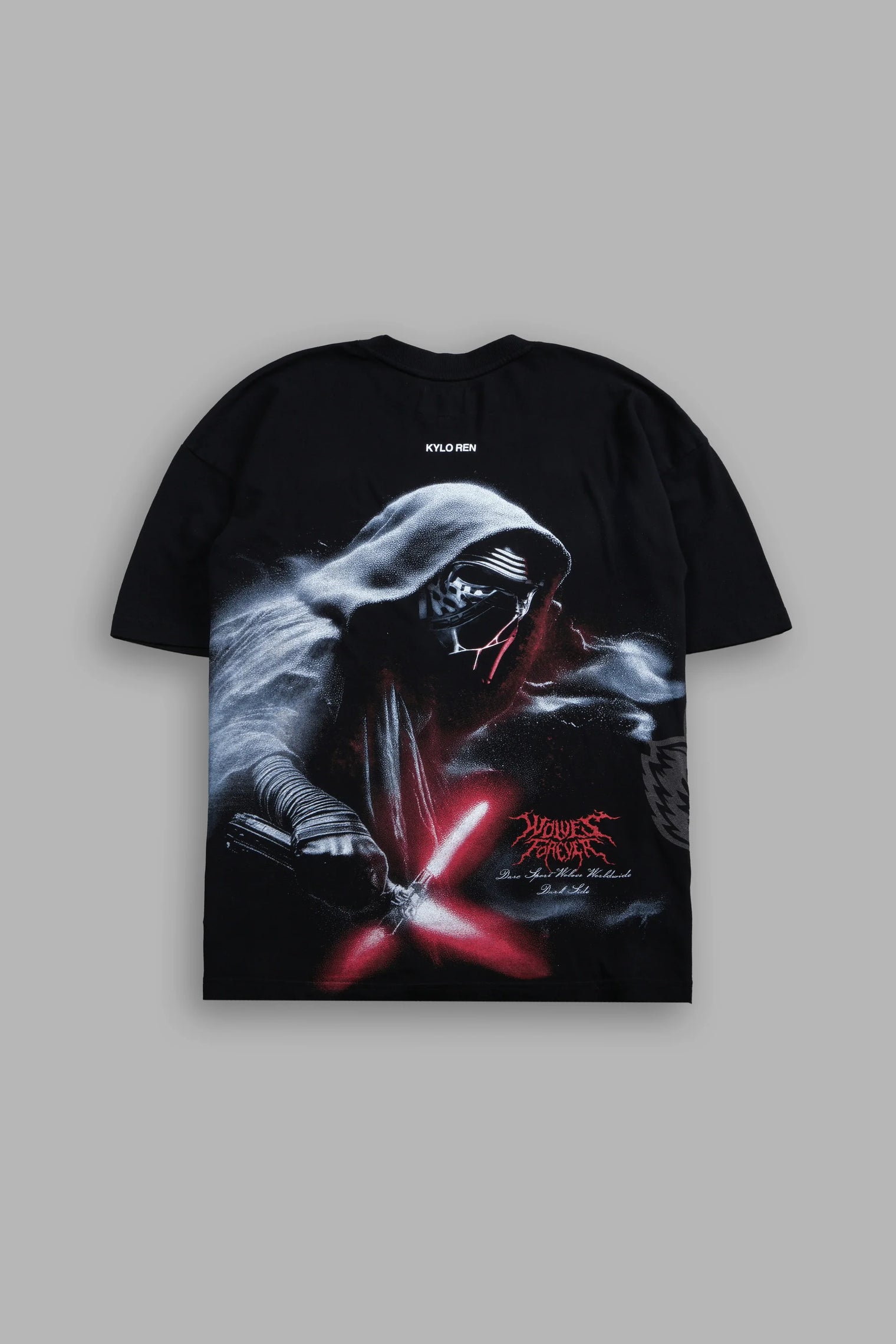 Dark Legacy "Side By Side" Series Premium Oversized Tee in Black