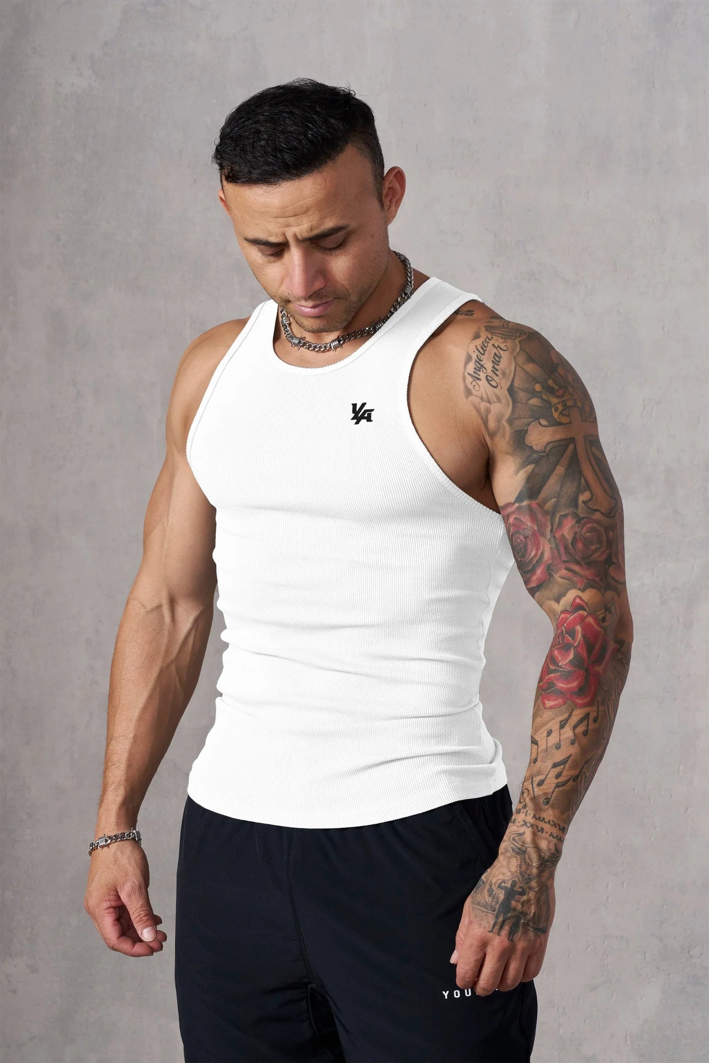 314 Scoop Bottom Ribbed Tank