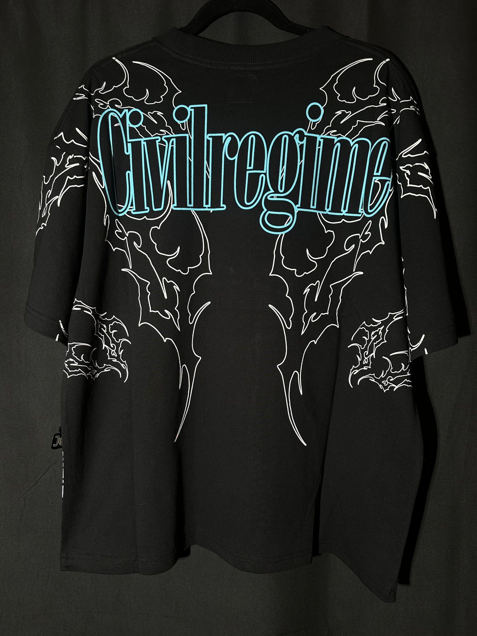 Wrath Of Geto "Side By Side" 199X Oversized Tee in Black