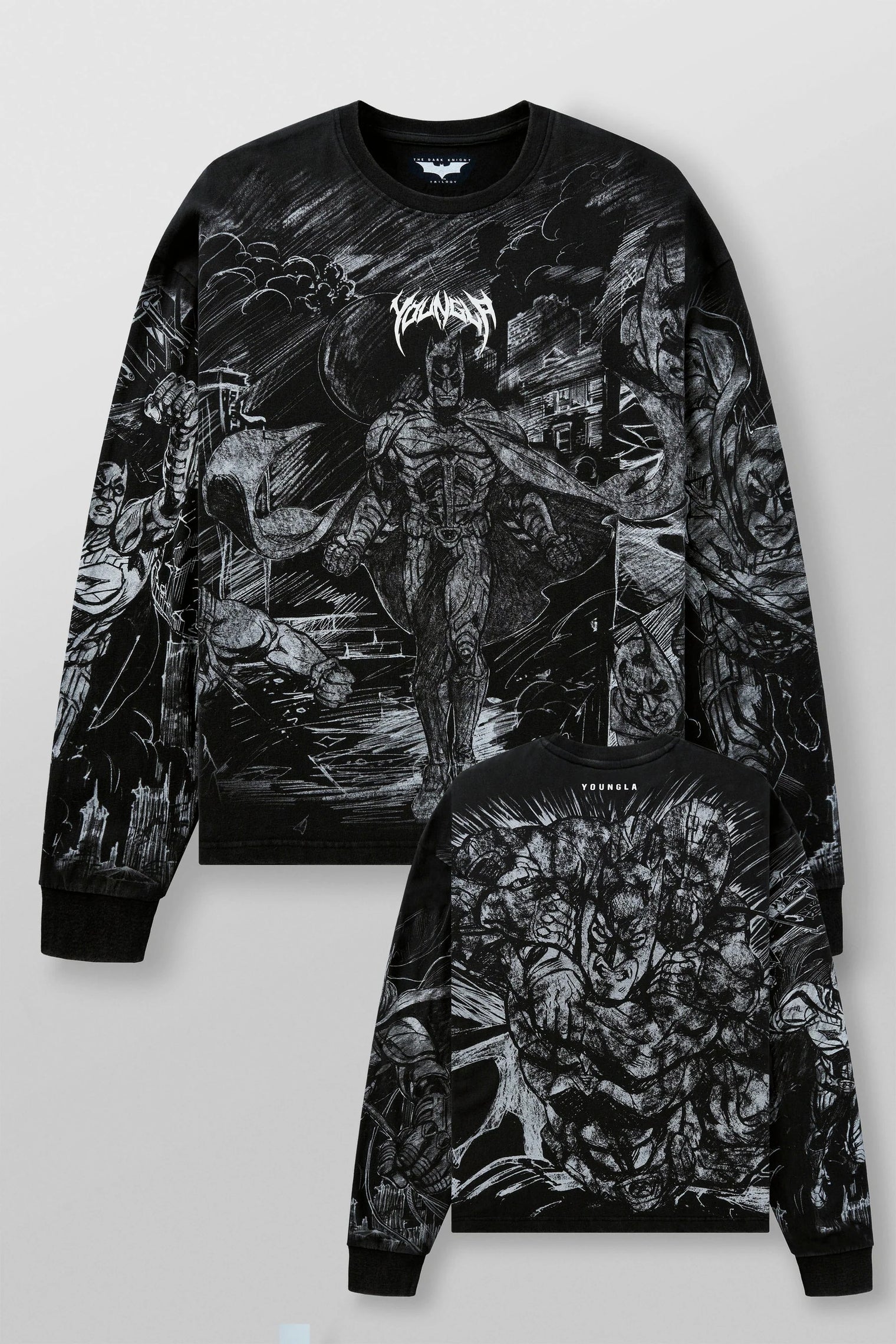 8002 - Batman Comic Longsleeves