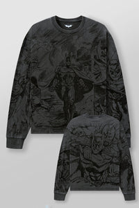8002 - Batman Comic Longsleeves