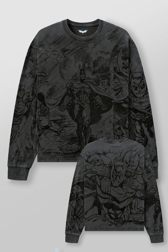 8002 - Batman Comic Longsleeves