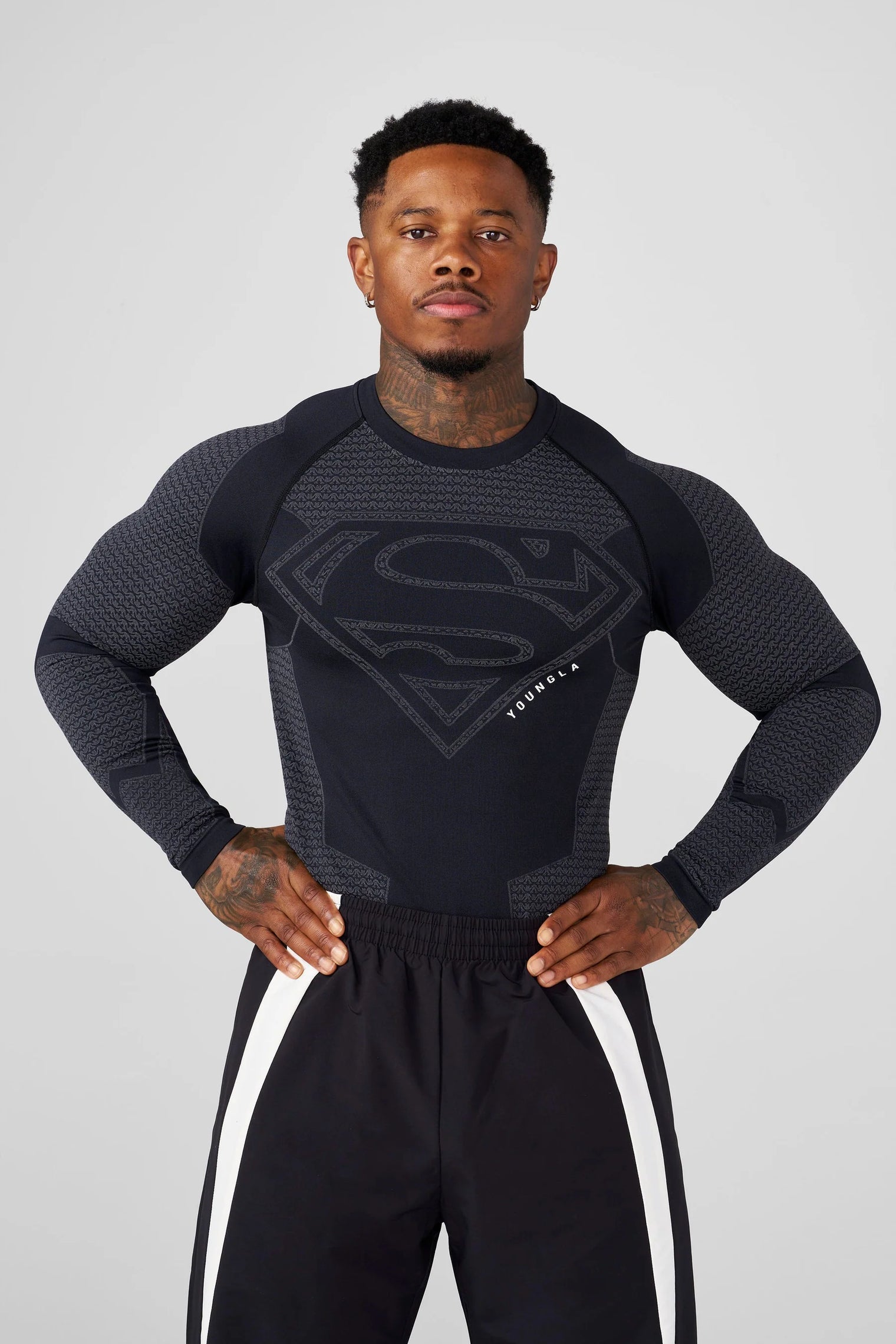 8066 - Superman Compression Longsleeves