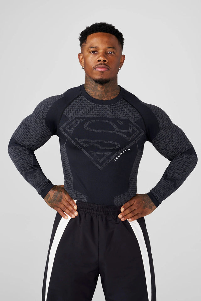 8066 - Superman Compression Longsleeves