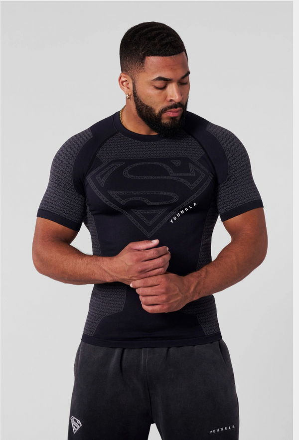 4117 - Superman Compression Tees