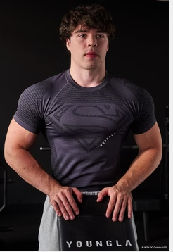 4117 - Superman Compression Tees