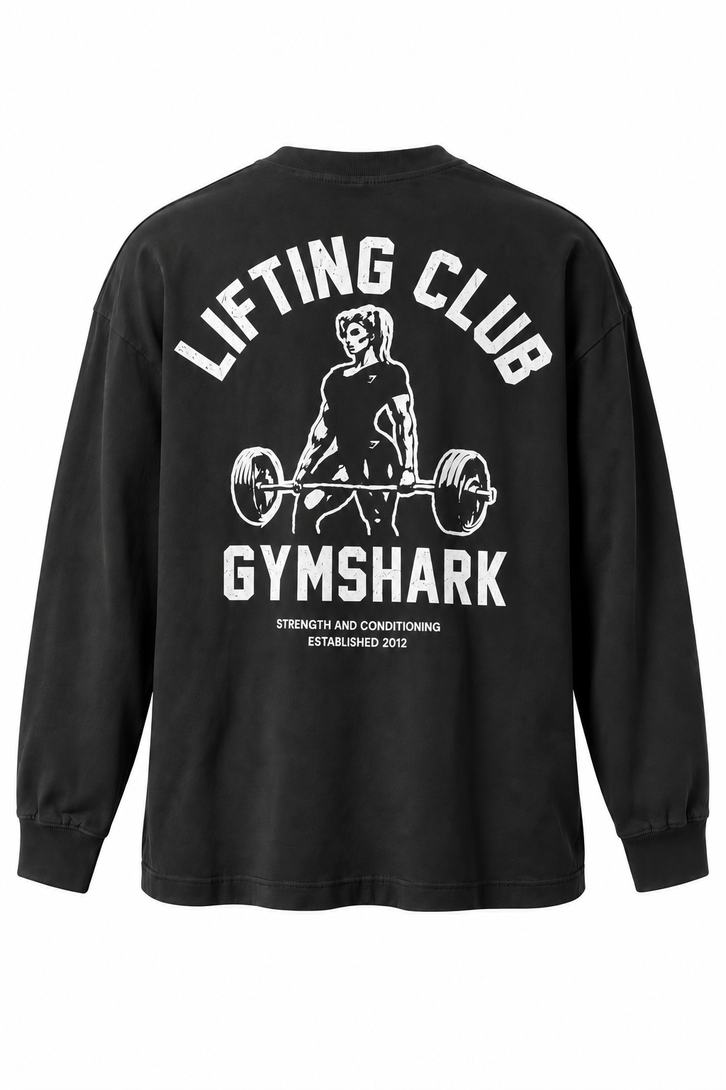 Script Graphic Long Sleeve Top