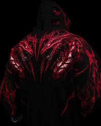 Tarnished Leviathan Oversized Zip-up hoodie
