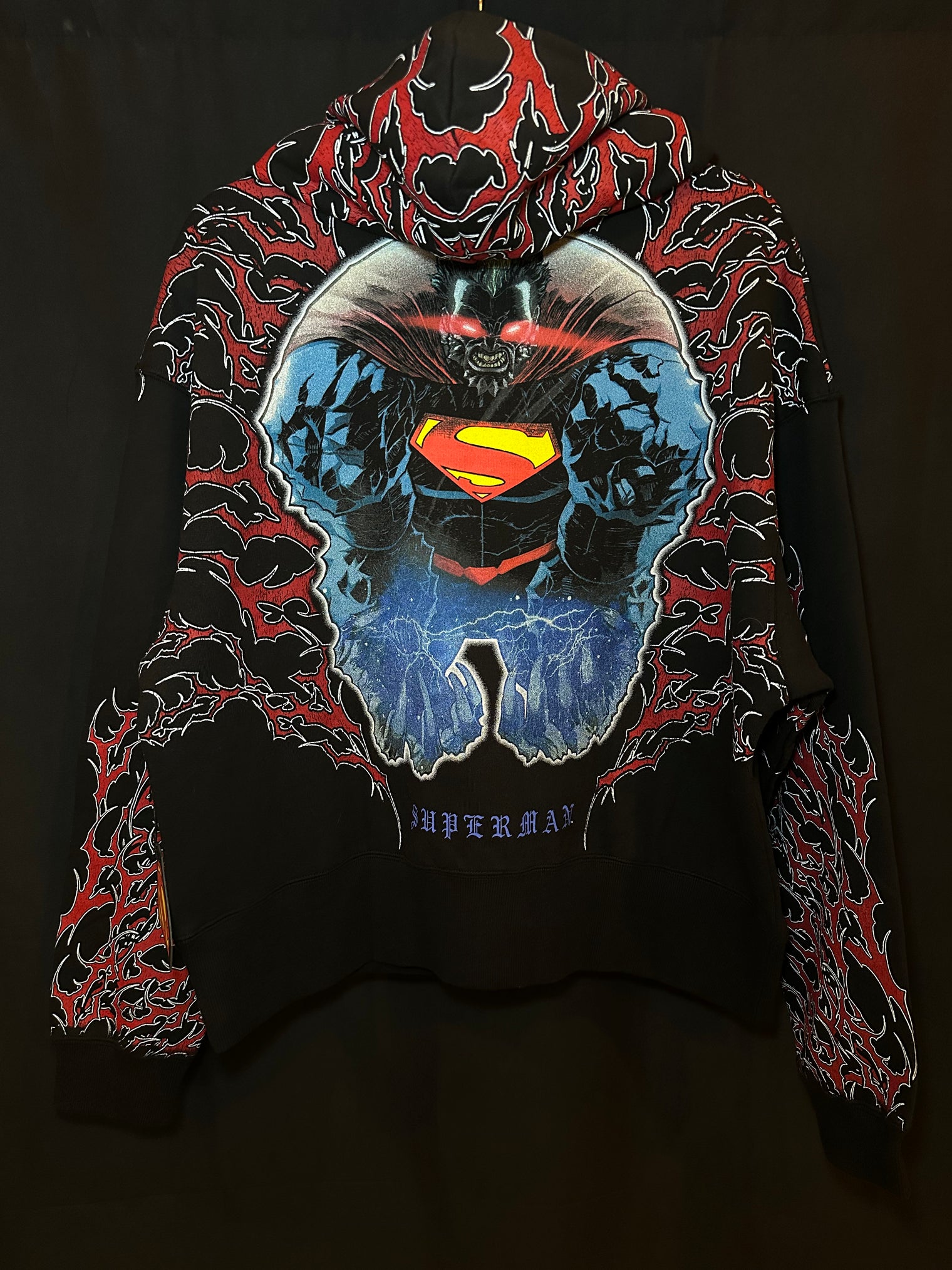 Red Death Forever Hoodie in Black