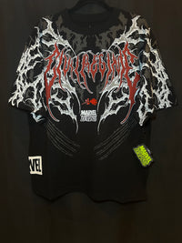 Wolverine Zombie "Side By Side" 199X Oversized Tee in Black