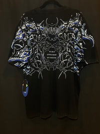 Throned Knight American Classic Oversized Tee in Vintage Black