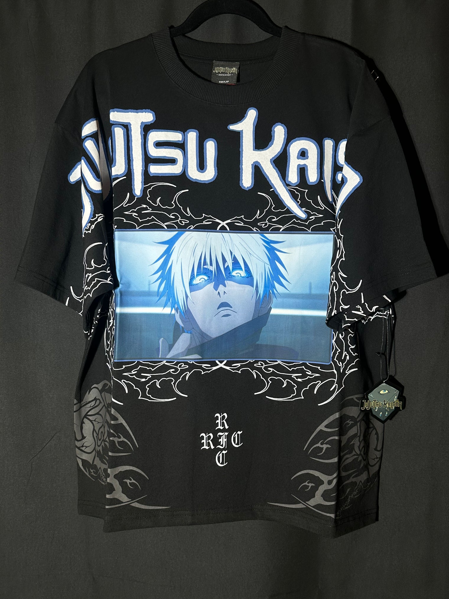 Wrath Of Gojo "Side By Side" 199X Oversized Tee in Black