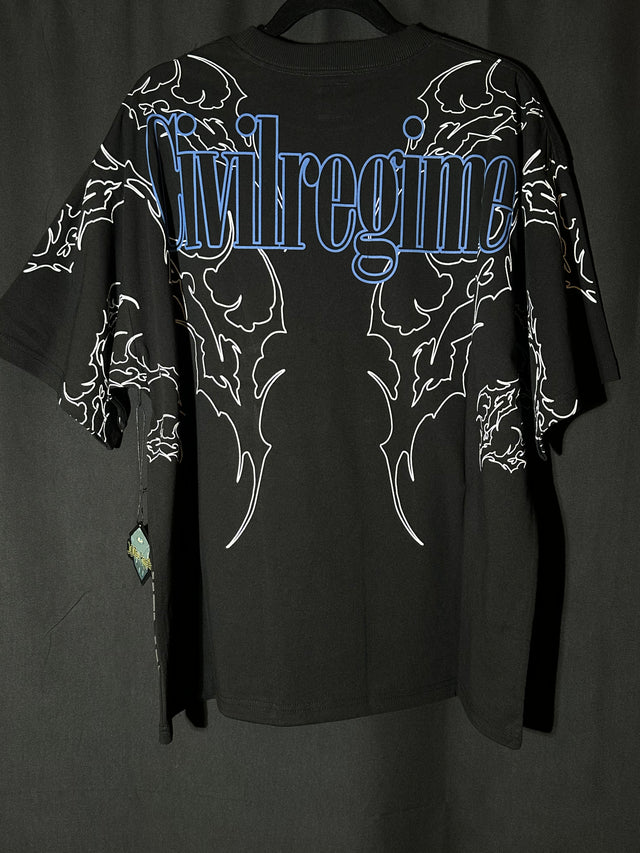 Wrath Of Gojo "Side By Side" 199X Oversized Tee in Black