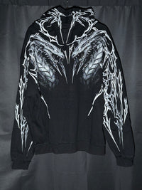 Tarnished Leviathan Oversized Zip-up hoodie