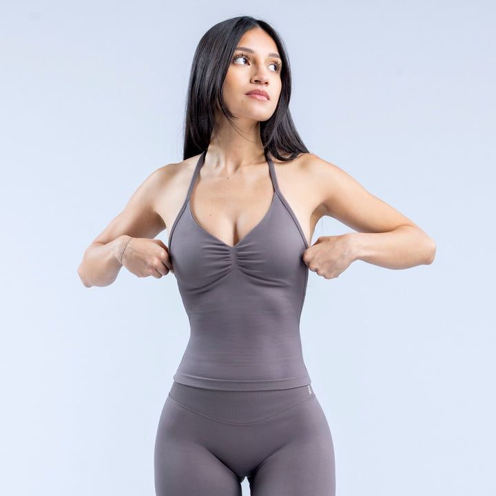 Impact longline strappy top