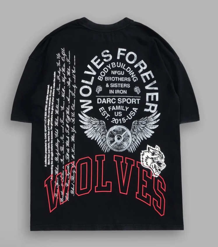 Fearless V2 "Premium" Oversized Tee in Black