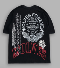 Fearless V2 "Premium" Oversized Tee in Black