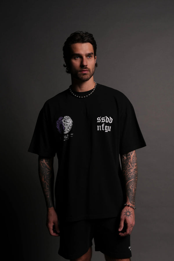 Till Forever V2 "Premium" Oversized Tee in Black