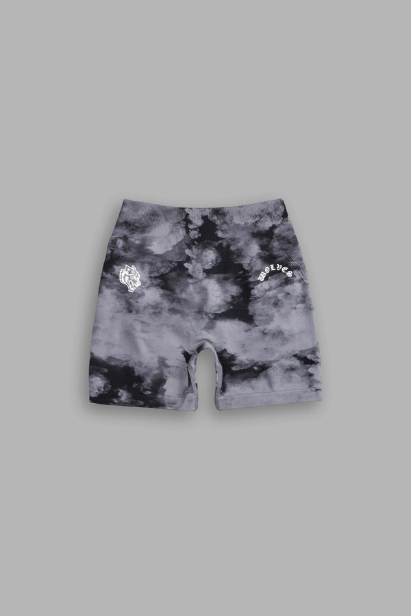 Chopper Everson Seamless "Huxley" Shorts in Black Ghost Clouds
