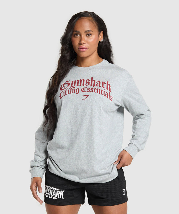 Gymshark Lifting Essentials Long Sleeve Top