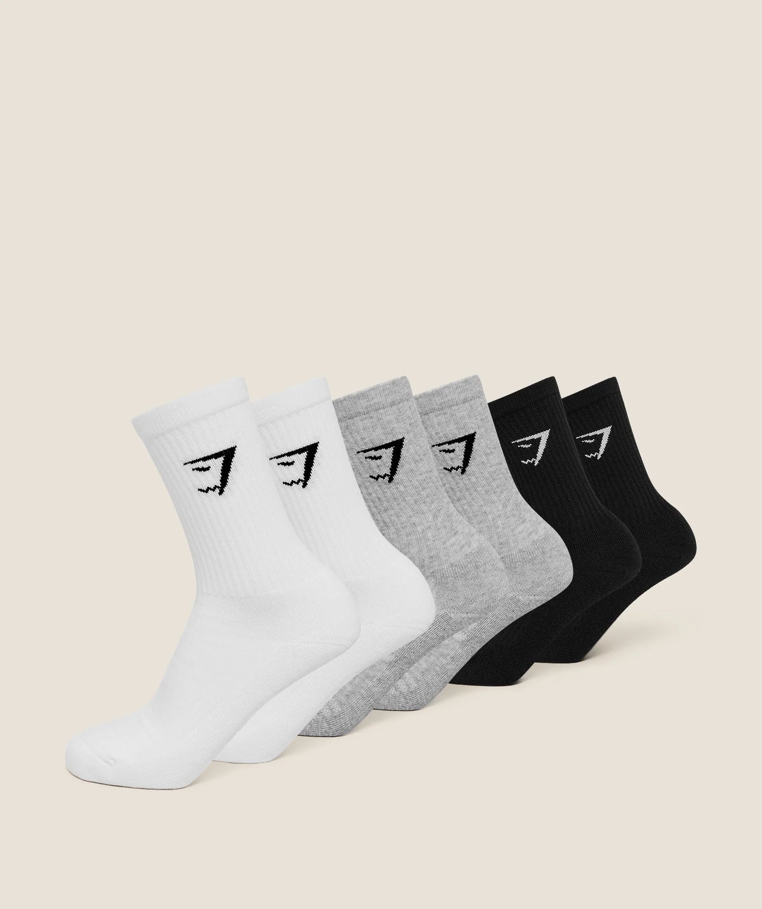 Gymshark Crew Socks 6pk